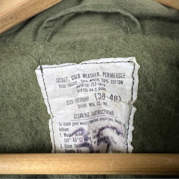 Vintage 1984 US Military Cold Weather Permeable A-2 Jacket - Picture 9 of 12